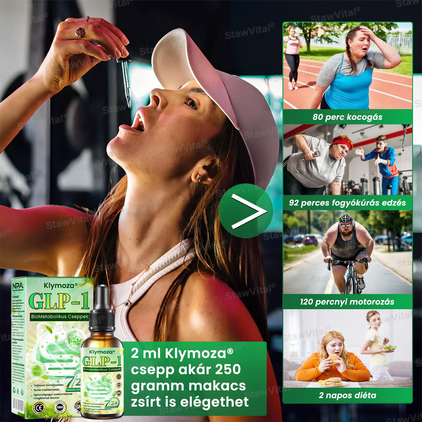 Klymoza® GLP-1 BioMetabolikus Cseppek 🏆🏆(Élelmiszeripari zsírégető – Az Elhízási Társaság fejlesztette)