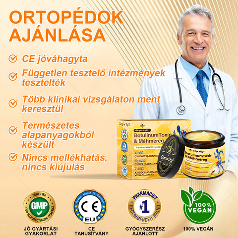 Gbpurity® Botulinum Toxin & Méhméreg Fájdalomcsillapító Krém – Hivatalos Márkabolt, MOT Jóváhagyással