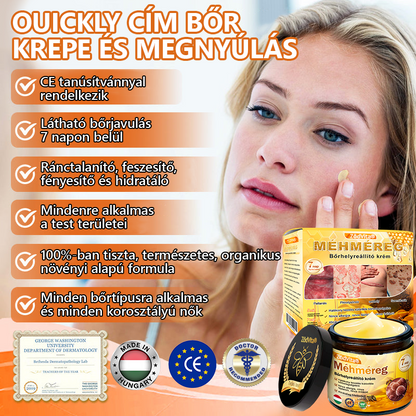 🌟 ZödVita® Méhméreg Bőr Helyreállító Krém ✔️Természetes Öregedésgátló, Feszesíti a Bőrt, Csökkenti a Ráncokat– 50ml