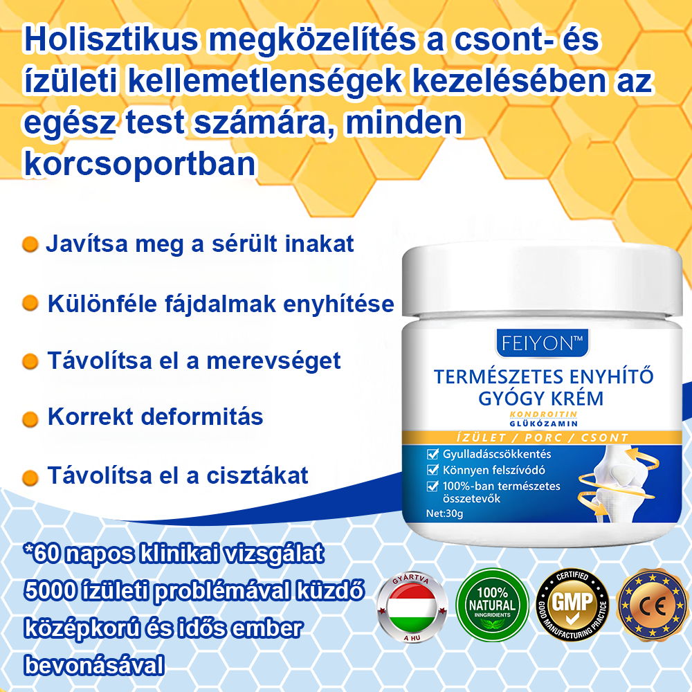 FEIYON™ Természetes Enyhítő Gyógy Krém🛡️ (🌿Innovatív Glükózamin + Növényi Enyhítés🔥Korlátozott időtartam  80% kedvezmény🔥)