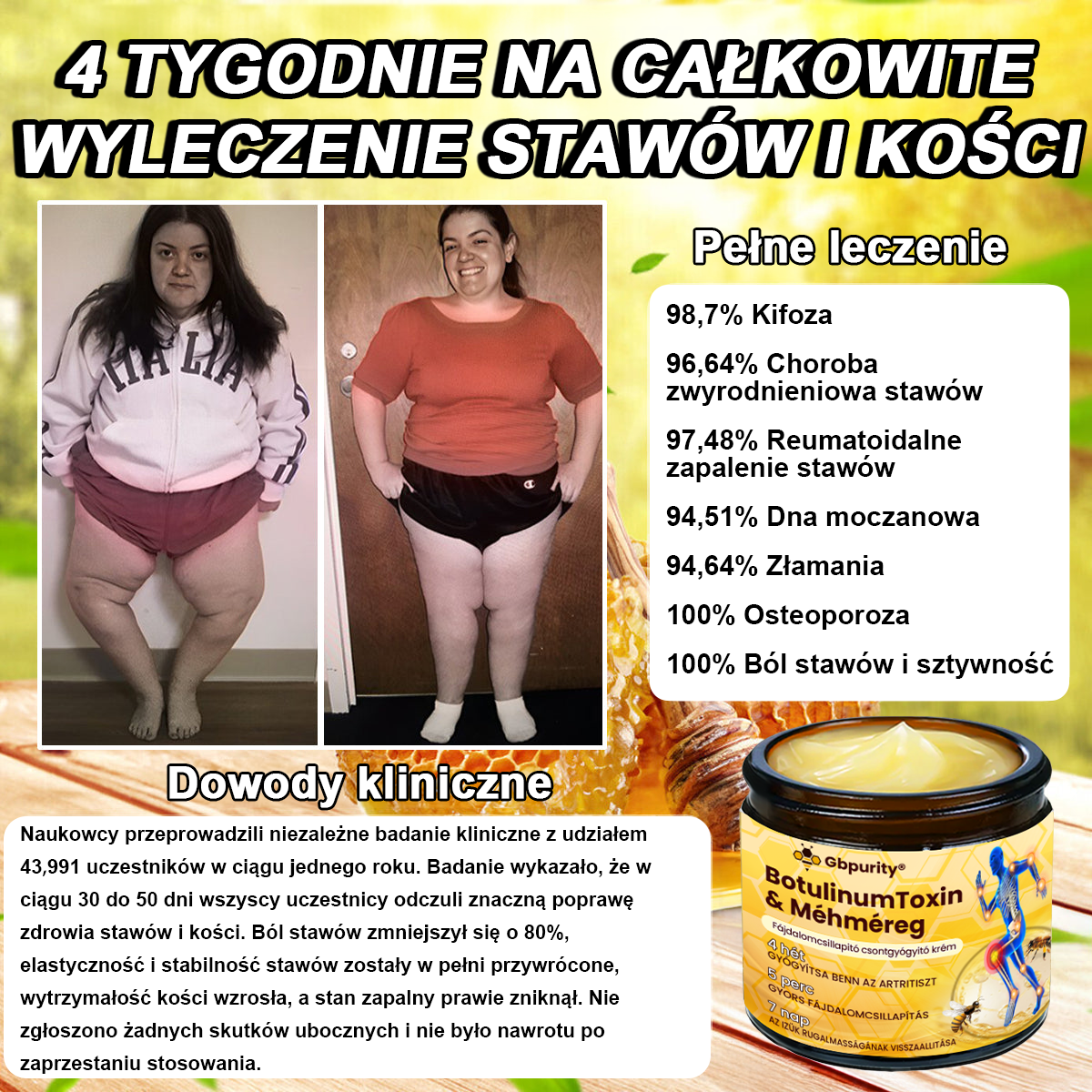 Gbpurity® Botulinum Toxin & Méhméreg Fájdalomcsillapító Krém – Hivatalos Márkabolt, MOT Jóváhagyással