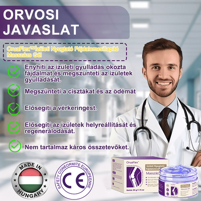 🌿𝐎𝐫𝐮𝐚𝐅𝐥𝐞𝐱™ Kurkuma & Emu Olaj Ízületi Fájdalomcsillapító Masszázs Gél👨‍⚕️Középkorúaknak és időseknek készült