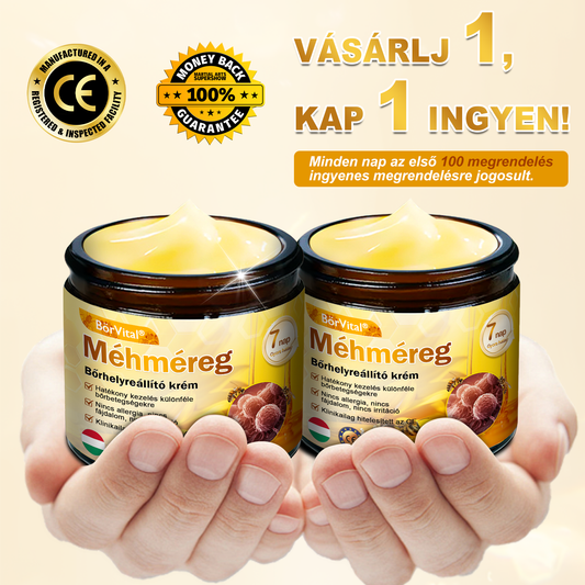 HU🐝✨ ZödVita® Méhméreg Bőr Helyreállító Krém 🔥 Magyar fejlesztés, magyarországi gyártás és szállítás
